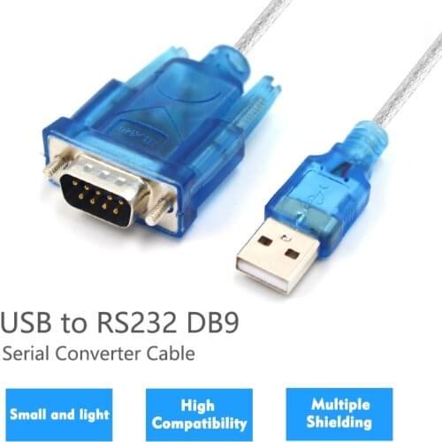 USB to Serial Adapter USB to RS-232 Male (9-pin) DB9 Serial Cable, Prolific Chipset, Windows 10/8.1/8/7, Mac OS X 10.6 and Above