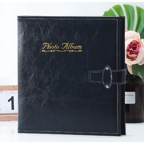Retro PU Leather Large-Capacity Photo Album Book 6 Inch 800 Interleaved Photo Album Simle Family Baby Memory Photo AlbumS LB548