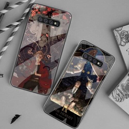 YJZFDYRM FullMetal Alchemist Anime Soft Phone Case Cover Tempered Glass For Samsung S20 Plus S7 S8 S9 S10 Plus Note 8 9 10 Plus