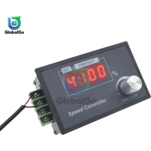 1PC 6-60V 20A PWM DC Motor Speed Controller Digital Dncoder Duty Ratio Rrequency