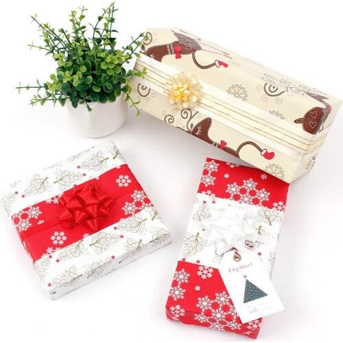 20pcs Christmas Craft Paper New Year Gift Packing Kraft Paper DIY Craft Paper Flowers Bouquet Wrapping Christmas Decor for Home