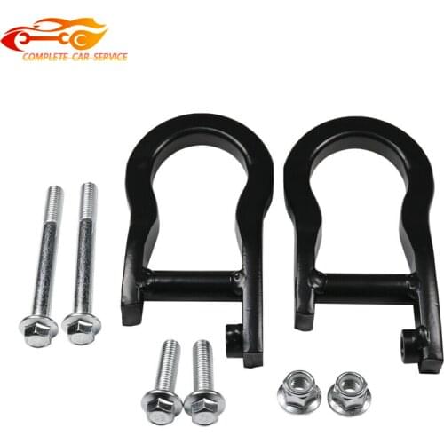 23236699 New Front Tow Hook Package Black Fit For 2007-2019 Silverado Sierra 84072463