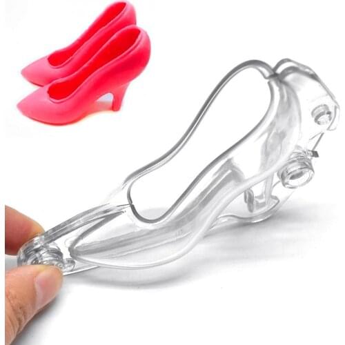 3D Cake Mold Decorating Design DIY Tools High Heel Shoe Shape Chocolate Fudge Sugar Candy Bakeware Baking Craft Mould Wholesale