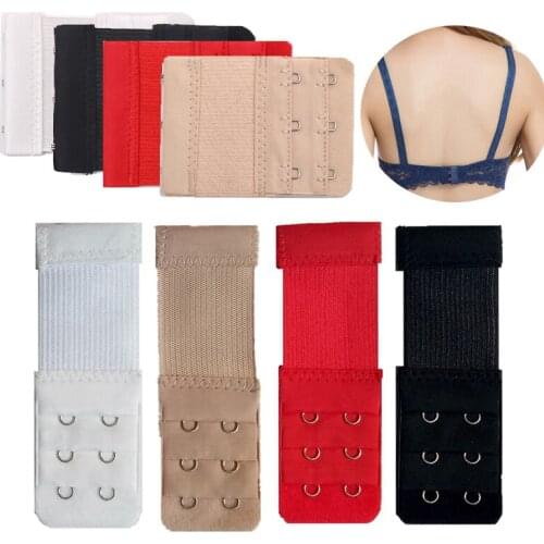 5-3Pcs Sexy Bra Extender for Womens Nylon Clasp Extension Elastic On Strap Soft Bra Band Extenders Bra Accessories Intimates