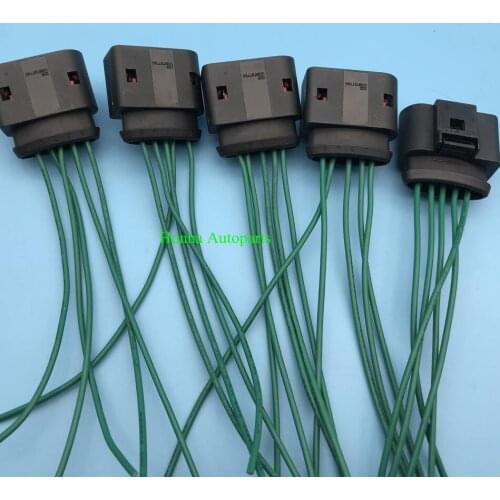 5 Pin Way PBT for MAF Mass Air Flow Sensor Connector Plug With Cable Pigtail 1J0973775A 1J0 973 775A