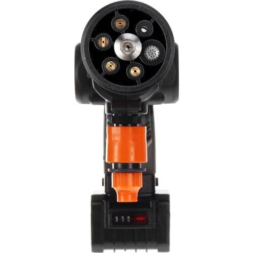 6 In 1 High Pressure Washer Jet Spray Nozzle Rotating Nozzle Car Washer 4400PSI Adjustable Nozzle With 1/4 Inch Quick Connect