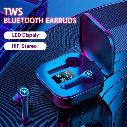 KINGSTAR L10 Wireless Earphones Bluetooth Headphone LED Display Stereo Sports Earbuds With Mic Charging box For iphone Xiaomi