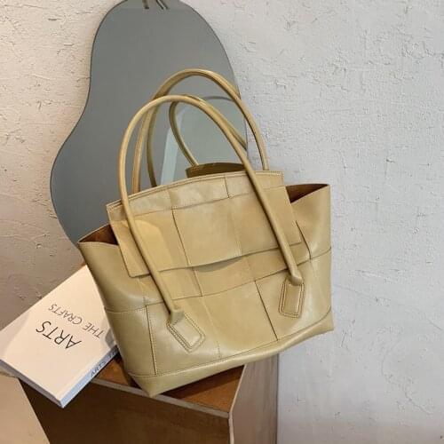 Large PU Leather Shoulder Bags 2021 Womens Bag Trend Elegant Handbags Female Travel Totes Lady Fashion Hand Bag Designer