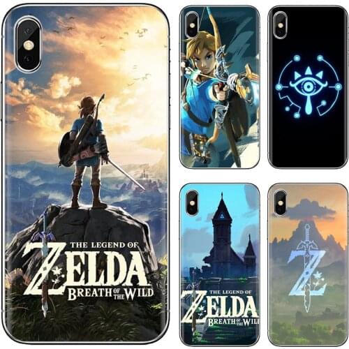 Zelda-Breath-C-of-the-Wild-The-Legend-of For Samsung Galaxy S7 S8 S9 S10E S20 FE Note 10 20 Edge Lite Plus Ultra Silicone Cover