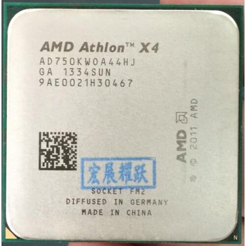 AMD Athlon X4 750K X750K 750K FM2 Quad-Core CPU 100% working properly Desktop Processor