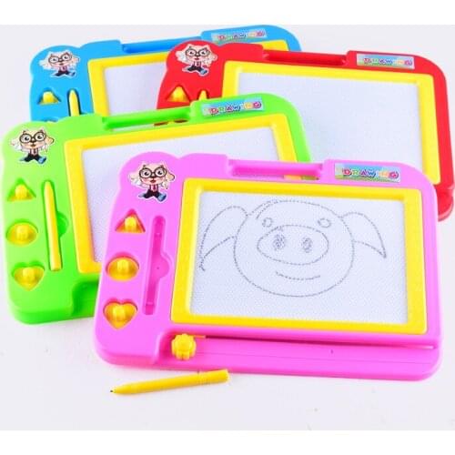 Children Painting Magnetic Drawing Board Set Writing Doodle Stencil Educational Toys Graffiti painting blackboard for Kids Gift