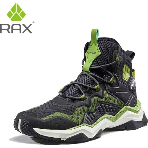 Rax 2019 New Style Light Breathable Hiking Shoes Men Outdoor Sports Sneakers for Man Trekking Boots Tactical Shoes Man Travel