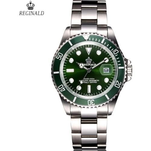 2016 Brand New REGINALD Fashion Watch Men Stainless Steel Man Wrist Watch Waterproof
