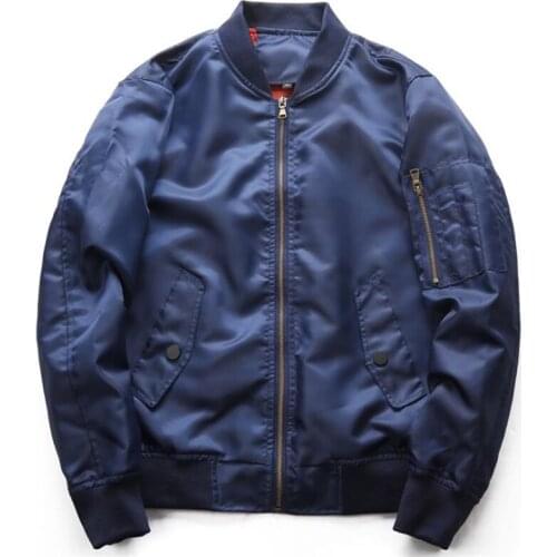 Men Stand Collar Baseball Coat Women Casual Bomber Jacket Spring Autumn Streetwear Ma1 Thin Coat Male Air Force Pilot Jacket