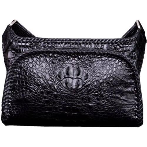Ouruili New crocodile leather men chest bag cross-body bag cool style style one shoulder bag fashion trend