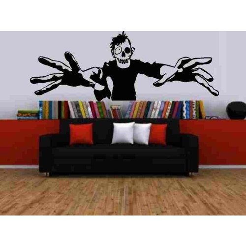 Halloween Sticker Zombie Car Decal Posters Vinyl Wall Decals Pegatina Quadro Parede Decor Mural Halloween Sticker