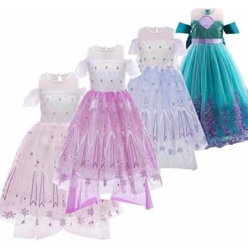 2-10 Year Baby Girl Clothes Unicorn Party Tutu Girls Dress Newborn Baby Girls Birthday Outfits Toddler Girls Ball Gown Clothing