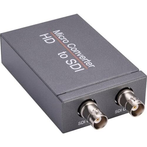 SDI to HD/ HD to SDI Converter Mini 3G HD SD-SDI Video Micro Convertor Adapter with Audio Detection