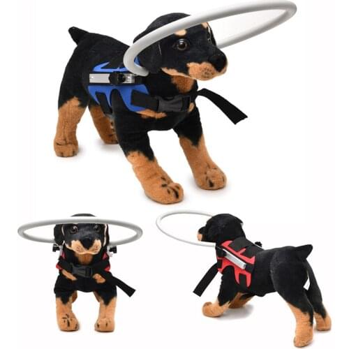 Blind Dog Harness Guiding Device Pet Safe Halo Prevent Collision Build Confidence Blind Dog Accessories Pet Harness