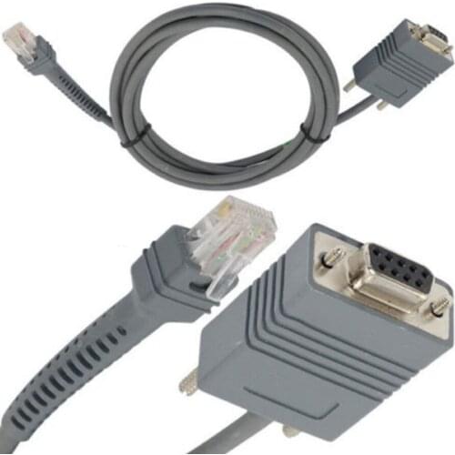 7Ft Symbol RS232 LS2208 RJ45 to DB9 Female Cord Bar Code Scanner 2M Serial Cable