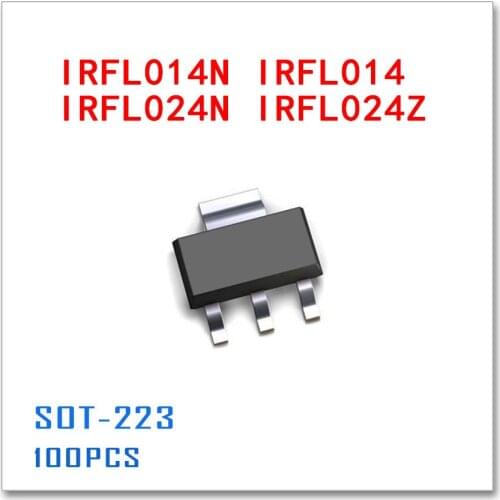 Smd IRFL014 IRFL014N IRL024Z IRFL024N 100pcs SOT223 N-channel 55V 60V 1.9A 2.7A 2.8A 5.1A pdf inside mosfet transistor