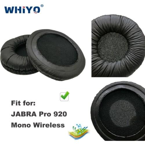 Replacement Ear Pads for JABRA Pro 920 Mono Wireless Headset Parts Leather Earmuff Earphone Sleeve Cover