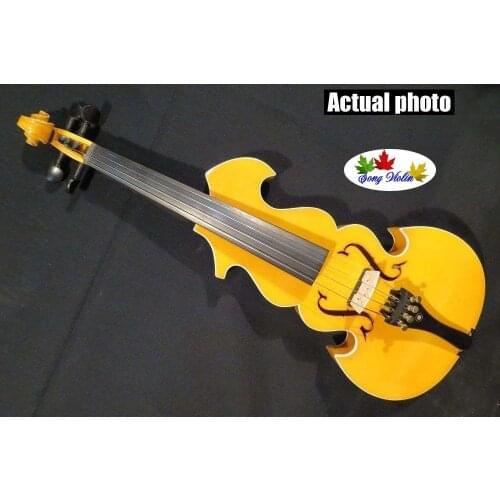 Solid wood best model 4/4 electric violin +Acoustic violin