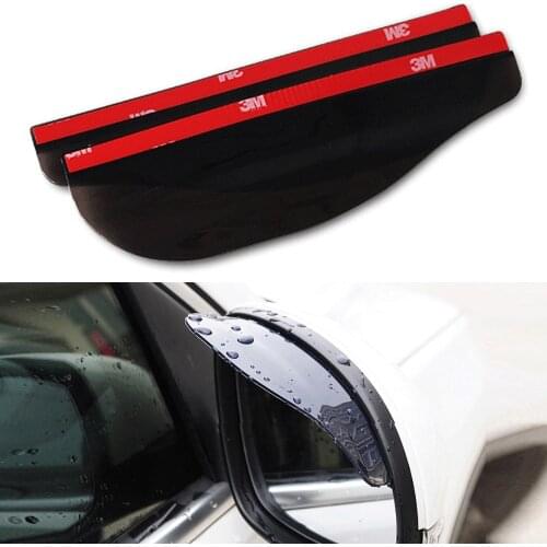 Universal Car rearview mirror Rain Guard Eyebrow Visor Board Side Shade Shield Block For Car Truck Rearview Mirror Rain Shield