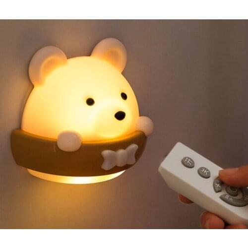 Eight brightness bedroom baby nursing bed remote control sleep small night light J03