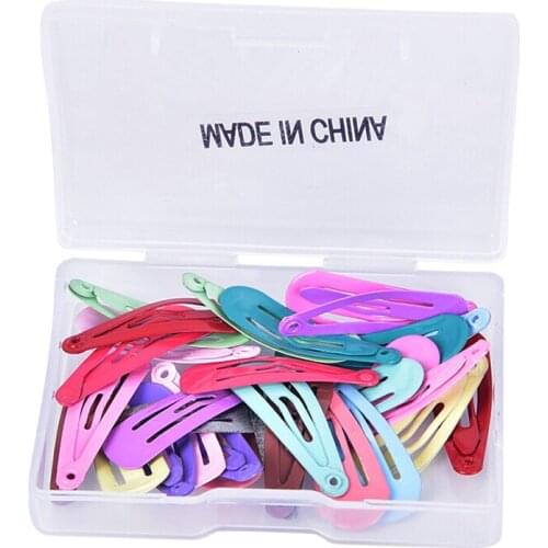 30pcs/lot Women Kids Baby Girls Hair Clips 3cm Styling Accessories For Children Snap Hair Clamp Pins Hairpins BB Barrettes