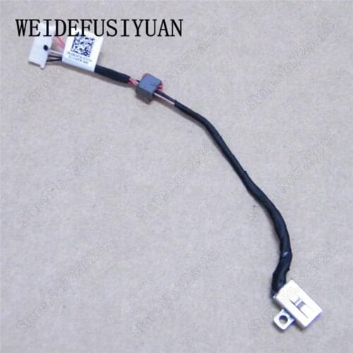 10pcs/lot New Laptop DC Power Jack Socket Connector Wire Harness for DELL Inspiron 15 3558 5455 5000 5555 5575 5755 5758