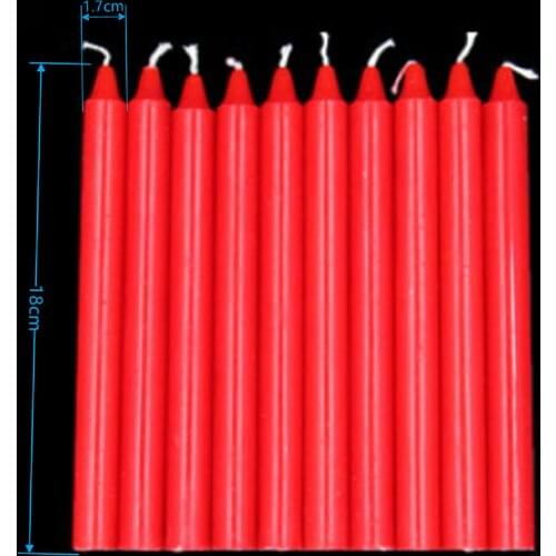 10pcs Candle red and white lighting candle for the Buddha New Year Candlestick bar KTV Western restaurant worshiping Buddhism