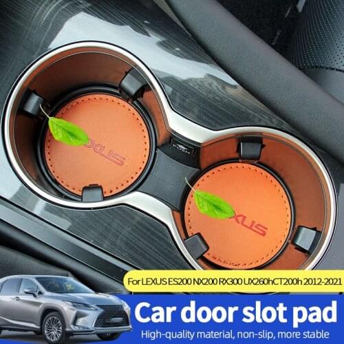 Anti-Slip Gate Slot Cup Mat For LEXUS ES200 NX200 RX300 UX CT 2012-2021 Interior Non-slip mat Accessories Door Pad Car Stickes