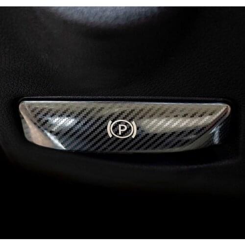 Car P button foot brake release switch decoration Stickers for Mercedes Benz E class W212 C Class W204 GLK