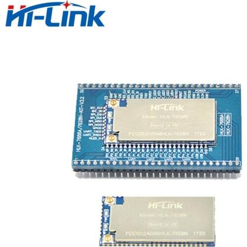 Free shipping HLK-7628N 300Mbps wireless router module with pinboard and 6DBi antenna