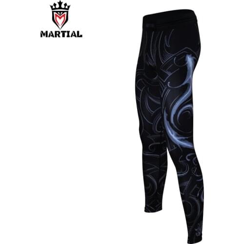 Martial: Pisces original design pants men mma running leggings compression tights gym wear elastic leggings