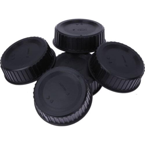 5Pcs/lot Black High Quality Rear Lens Cap Cover For All Nikon AF, AF-S, SLR, DSLR Cameras Dust Camera Lens Protection Cap New