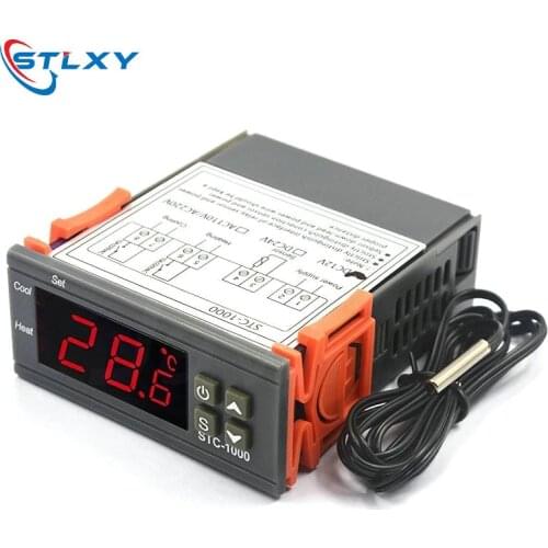 STC-1000 STC 1000 LED Digital Thermostat for Incubator Temperature Controller Thermoregulator Relay Heating Cooling 12V 24V 220V