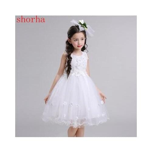 Girls Summer Dress with Embroidery new Brand Robe Kids Dresses for Baby Girls Clothes Children Dress Princess size 110-150