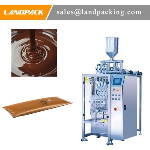 Multifunction Chocolate Sauce Vertical Multi Lane Stick Pack Machine Manufacturers Liquid Sauce Stick Pack Machine