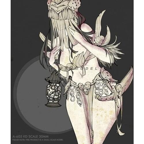 30MM Resin model kits figure beauty colorless and self-assembled A-605