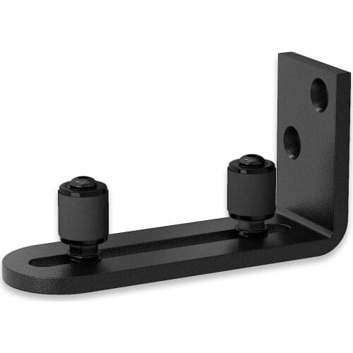 JACHOR Sliding Barn Door Floor Guide Adjustable Wall Mount Door Hardware Acessory Ball Bearing Design Flush Bottom Guide Fitting