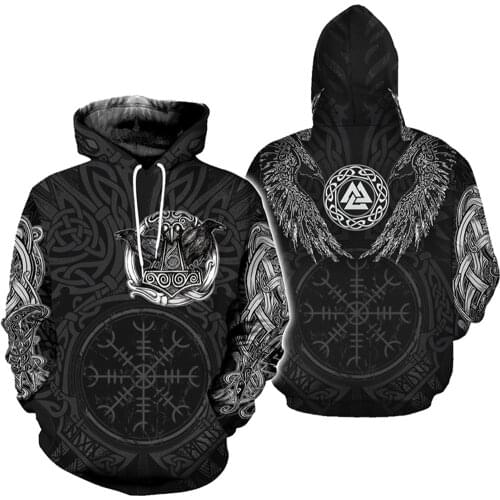 PLstar Cosmos Viking Warrior Tattoo New Fashion Tracksuit casual 3DfullPrint Hoodie/Sweatshirt/Jacket/Mens Womens style-25
