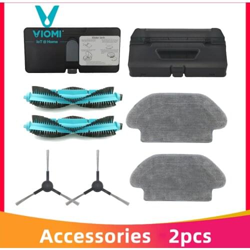 Original XIAOMI VIOMI V3/V2 PRO/ SE Robot Vacuum Cleaner 100% Replacement Accessories Set, Dust Box, 2-in-1 Water Tank