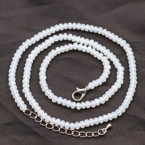 Seed Beads Stone Necklace Jewelry for Women Charms Bridal Necklaces Bracelet Opal Crystal Vintage Costume Gift Accessories B110
