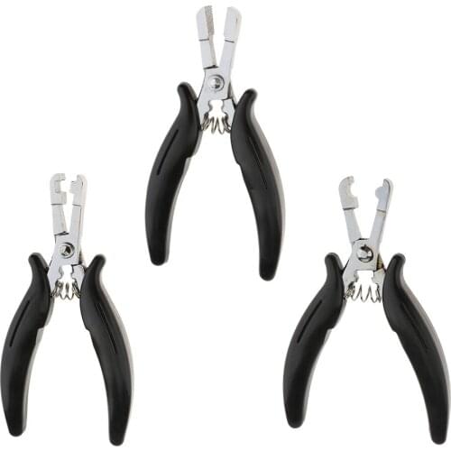 Feather Hair Extensions Pliers for Micro Rings and Fusion Glue Bond Removal Tool