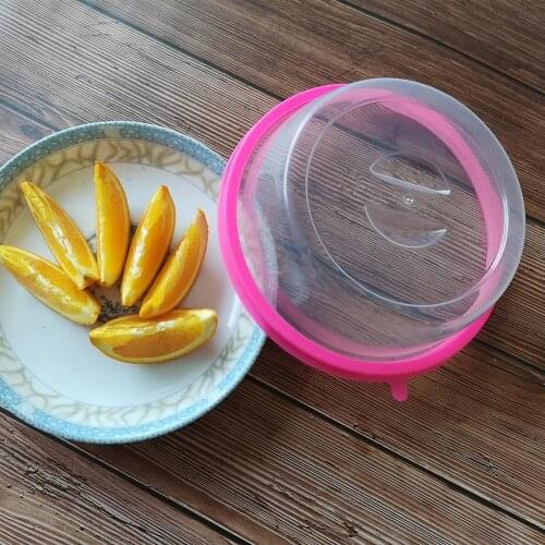 1Pcs Plastic Microwave Oven Sealing Cover Food Storage Crisper Cap Lid Refrigerator Dish Lids Plate Dustpoof Cover Kitchen Tools