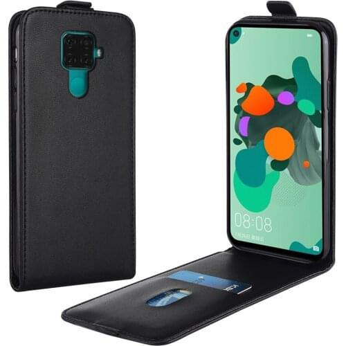 Flip Up and Down Leather Case for Huawei Nova 5i Pro SPN-AL00 SPN-TL00 6.26'' Vertical Cover for Nova 5i 5 i Pro Case Phone Bag