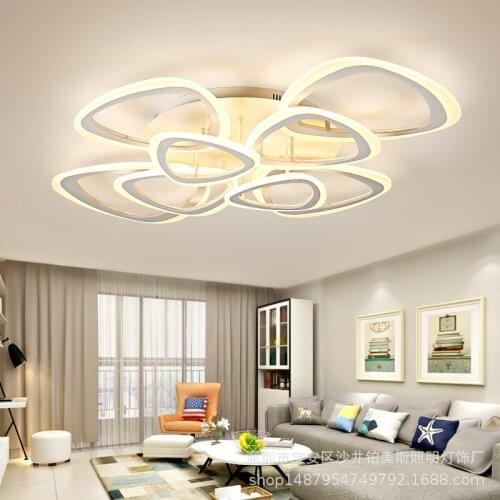 Nordic led bedroom light fixtures led panel lights crystal chandeliers ceiling living room bedroom Living Room