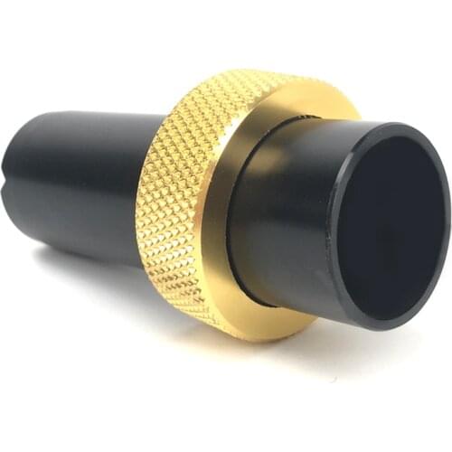 Boat fishing rod butt 4# gold color ferrule rod blank screws on to the reel seat top end